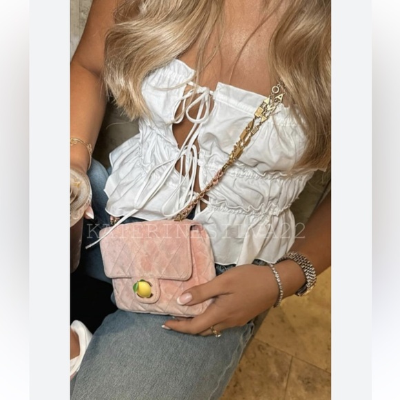 Zara tied poplin top white Medium - Picture 4 of 16